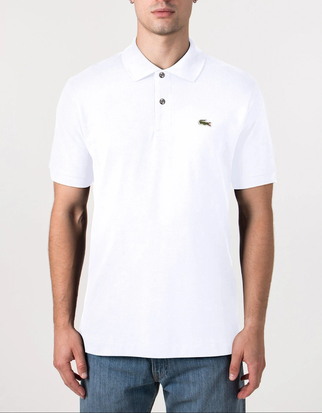 Classic Fit L1212 Croc Logo Polo Shirt
