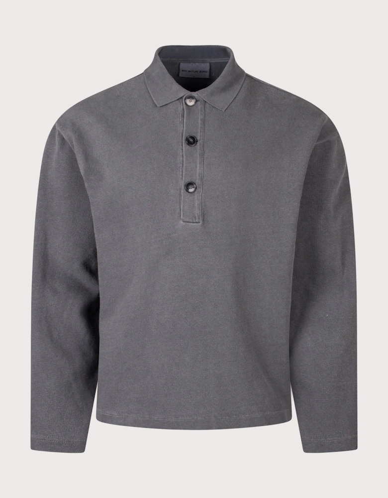 Relaxed Box Fit 400 GSM Pigment Dyed Rugby Shirt