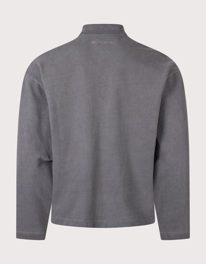 Relaxed Box Fit 400 GSM Pigment Dyed Rugby Shirt