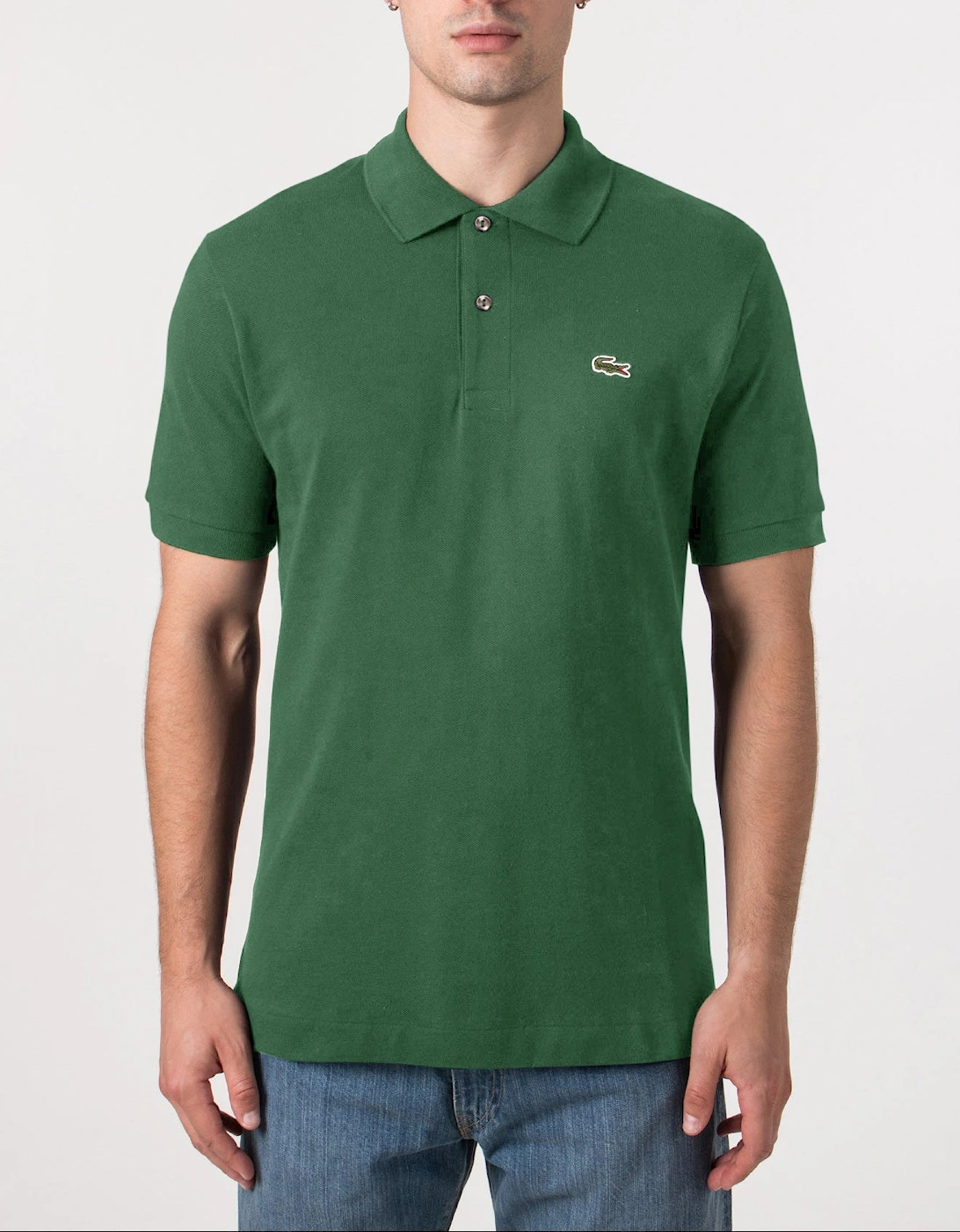 Classic Fit L1212 Croc Logo Polo Shirt