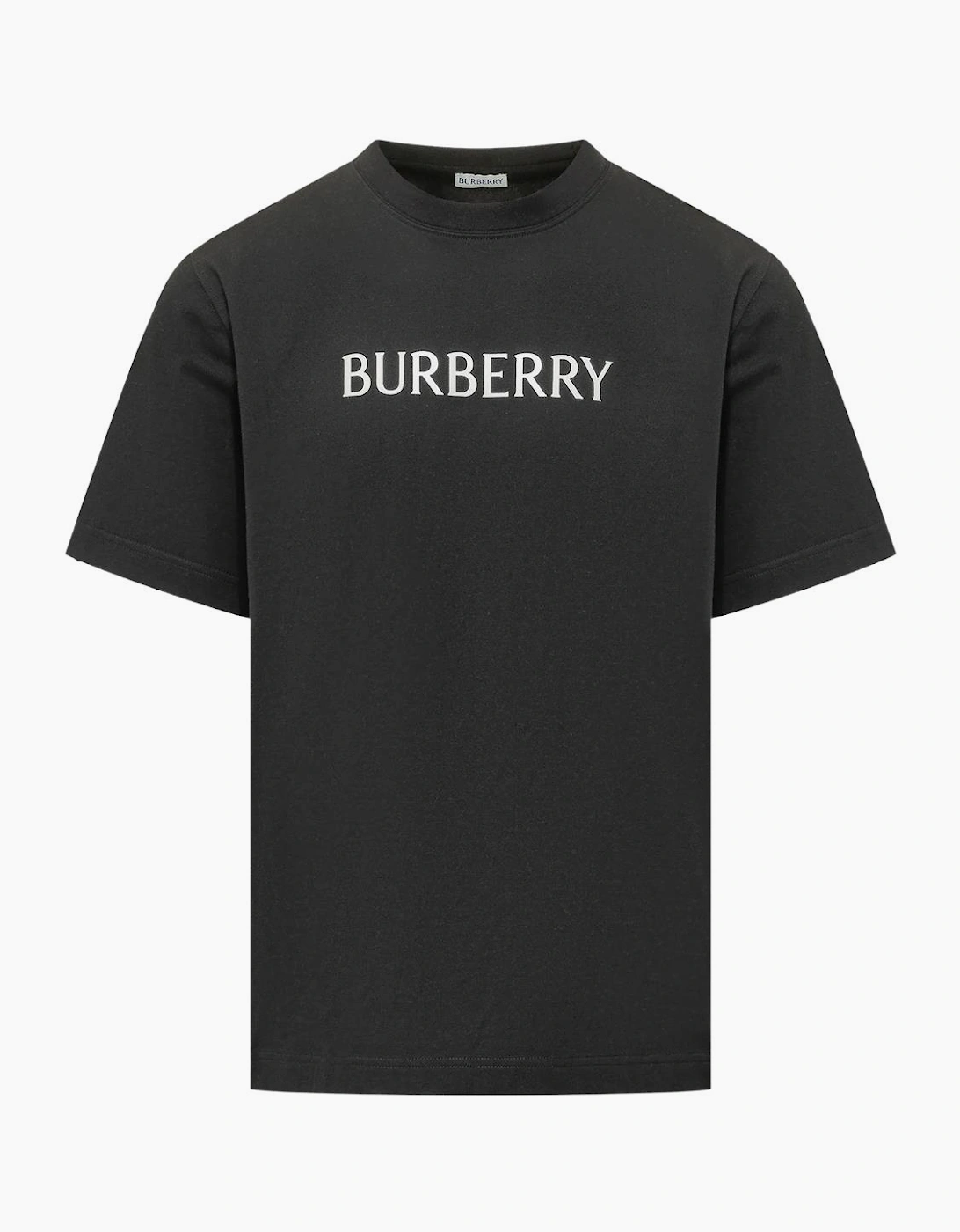 Burberry Raised Logo Print T-Shirt in Black