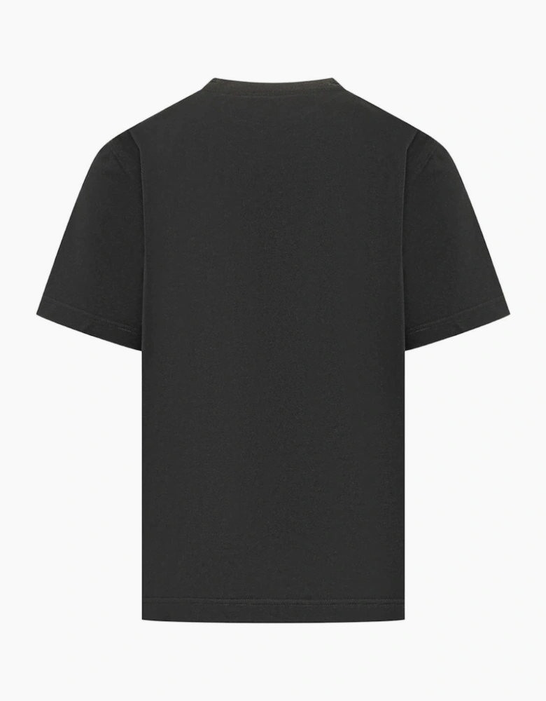 Burberry Raised Logo Print T-Shirt in Black