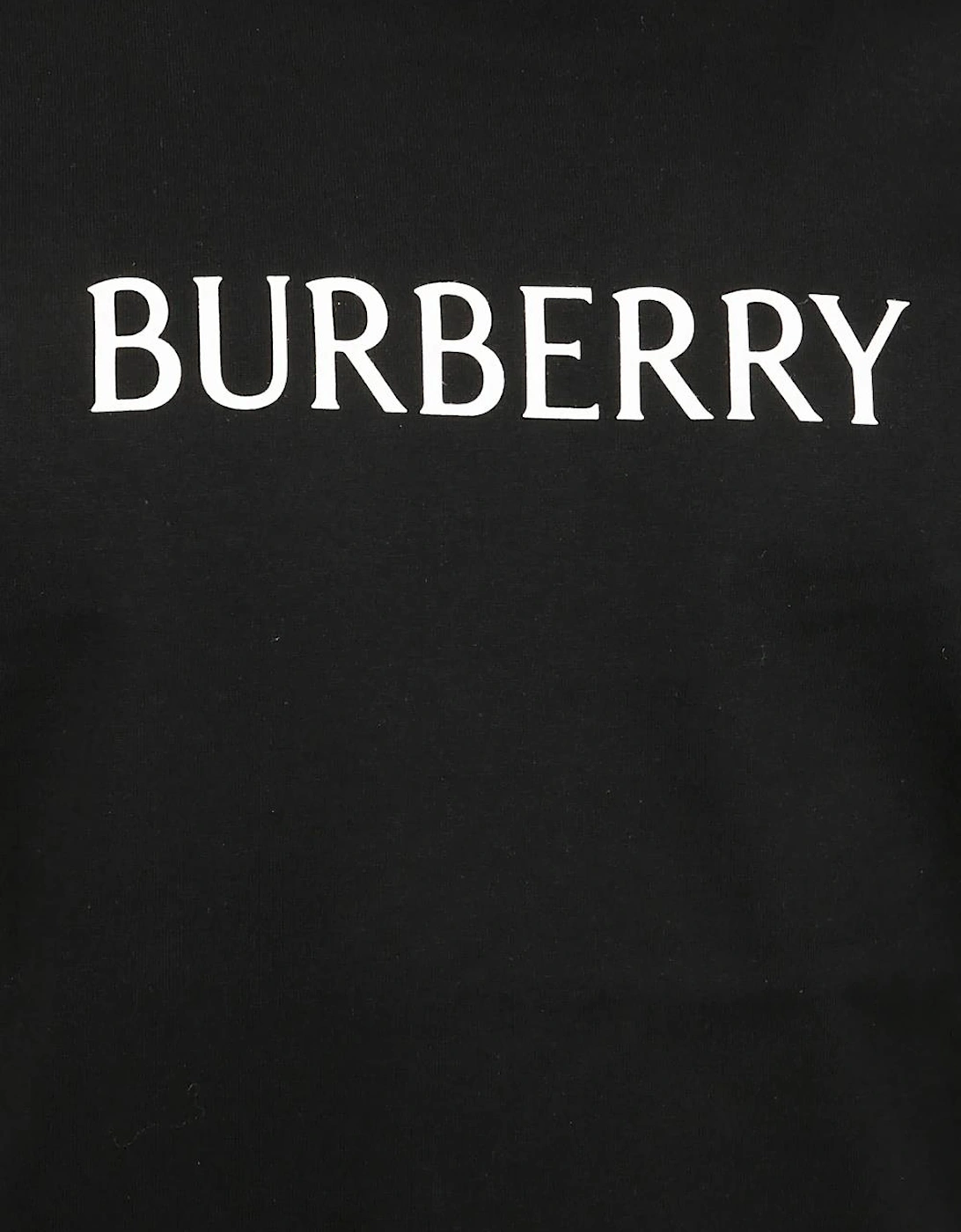 Burberry Raised Logo Print T-Shirt in Black