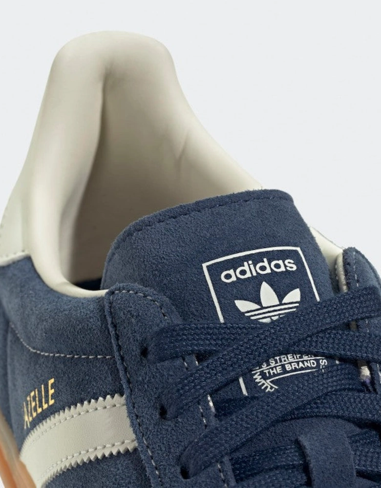 Gazelle Indoor  Night Indigo Off White Gold Metallic