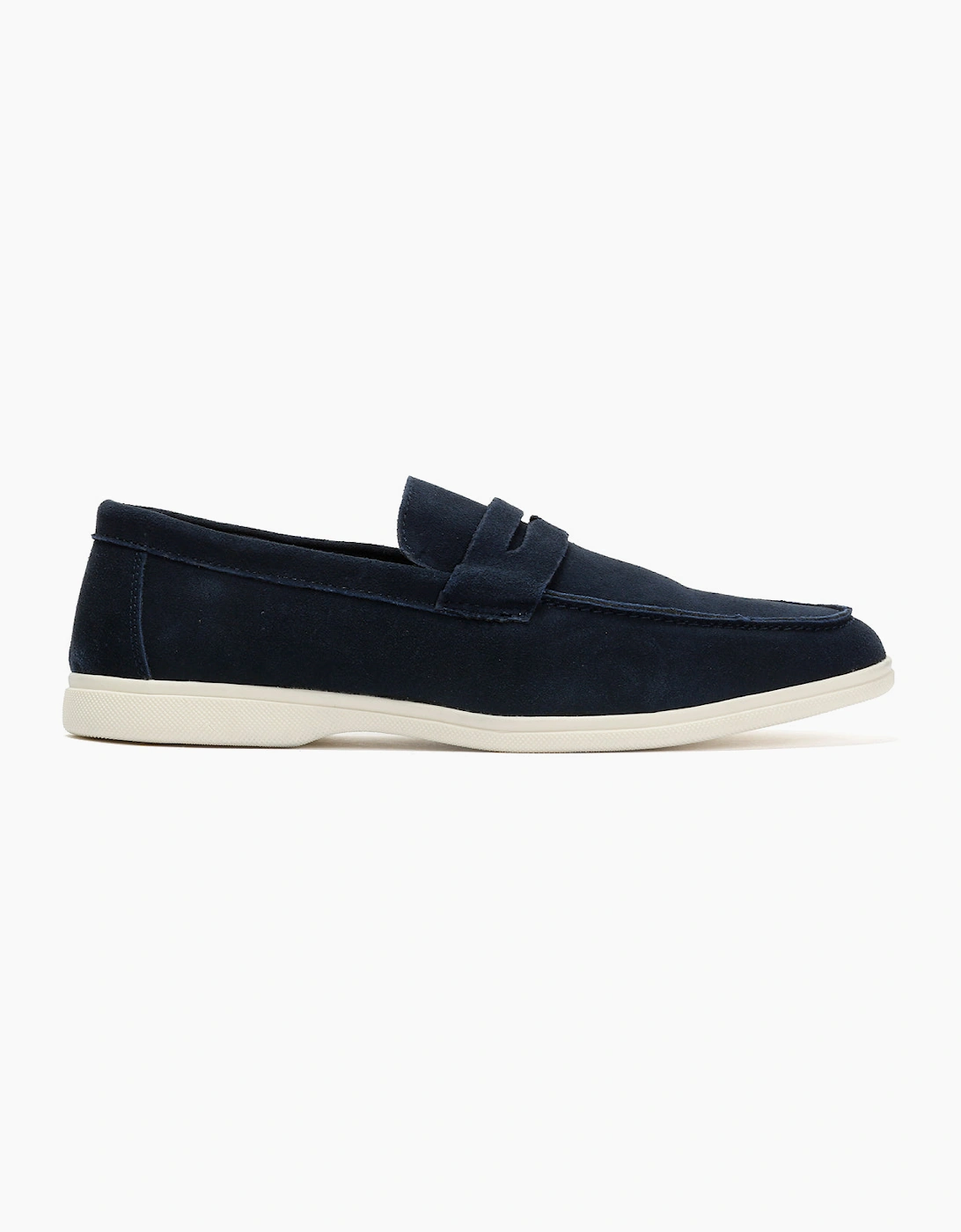 Antique Rogue Anton Suede Men's Navy Loafers