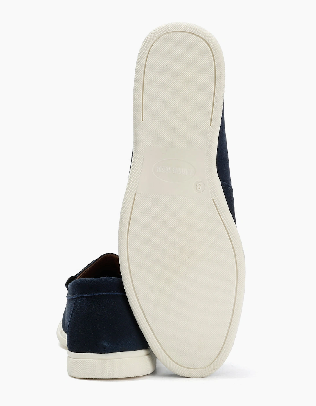 Antique Rogue Anton Suede Men's Navy Loafers