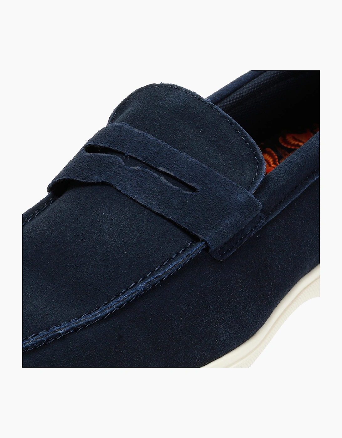 Antique Rogue Anton Suede Men's Navy Loafers