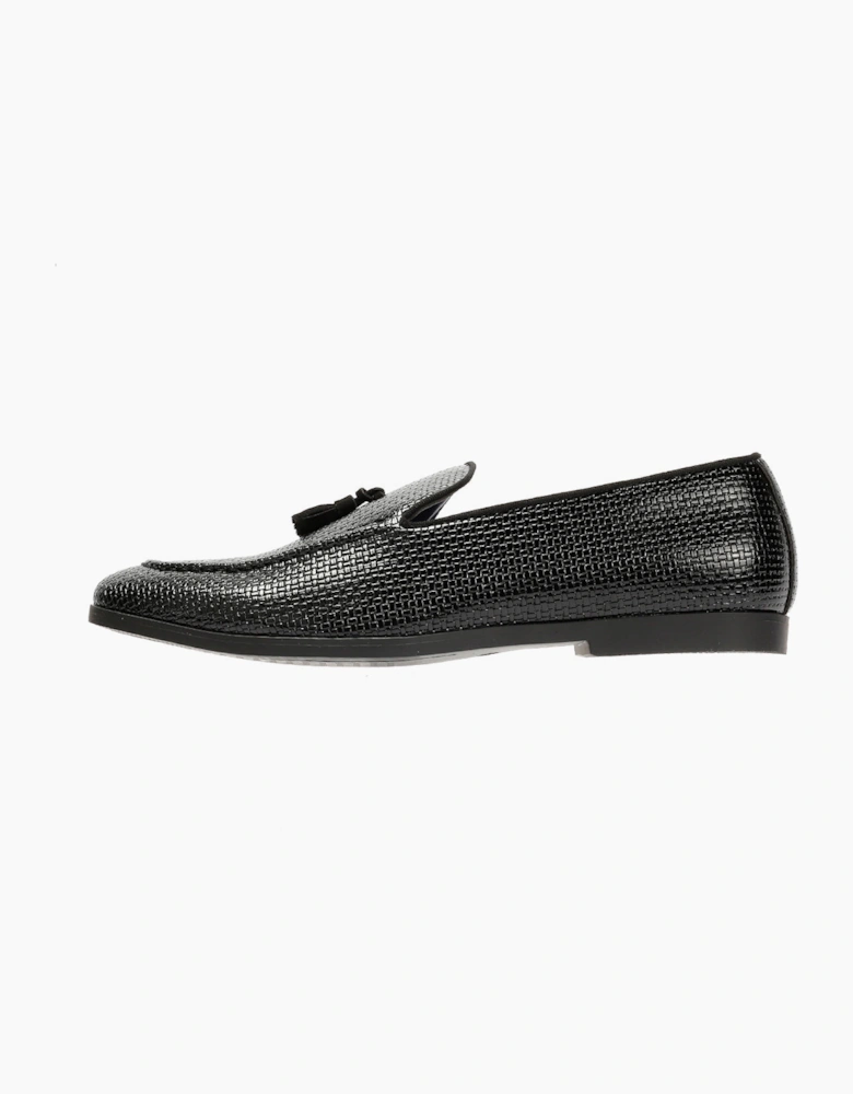 Antique Rogue Henry Patent PU Leather Men's Black Loafers