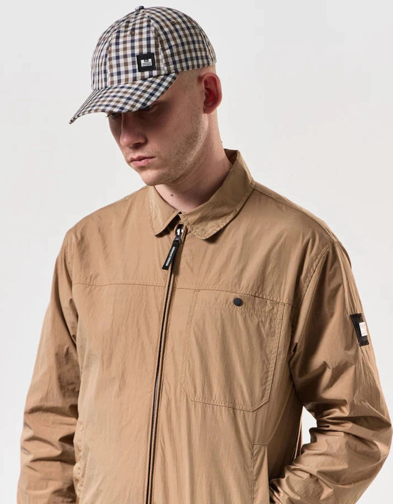WEEKEND OFFENDER Mid House Check Cap - Clay