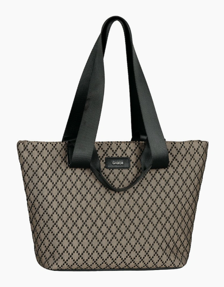 Helmea Womens Zip Shopper Bag