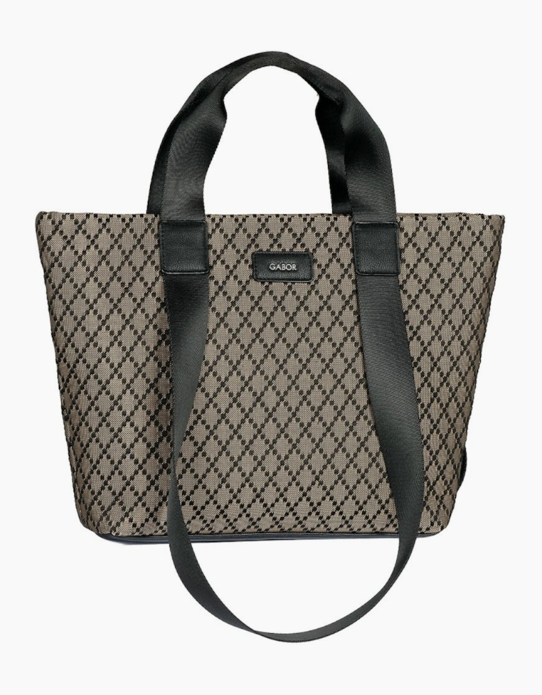 Helmea Womens Zip Shopper Bag
