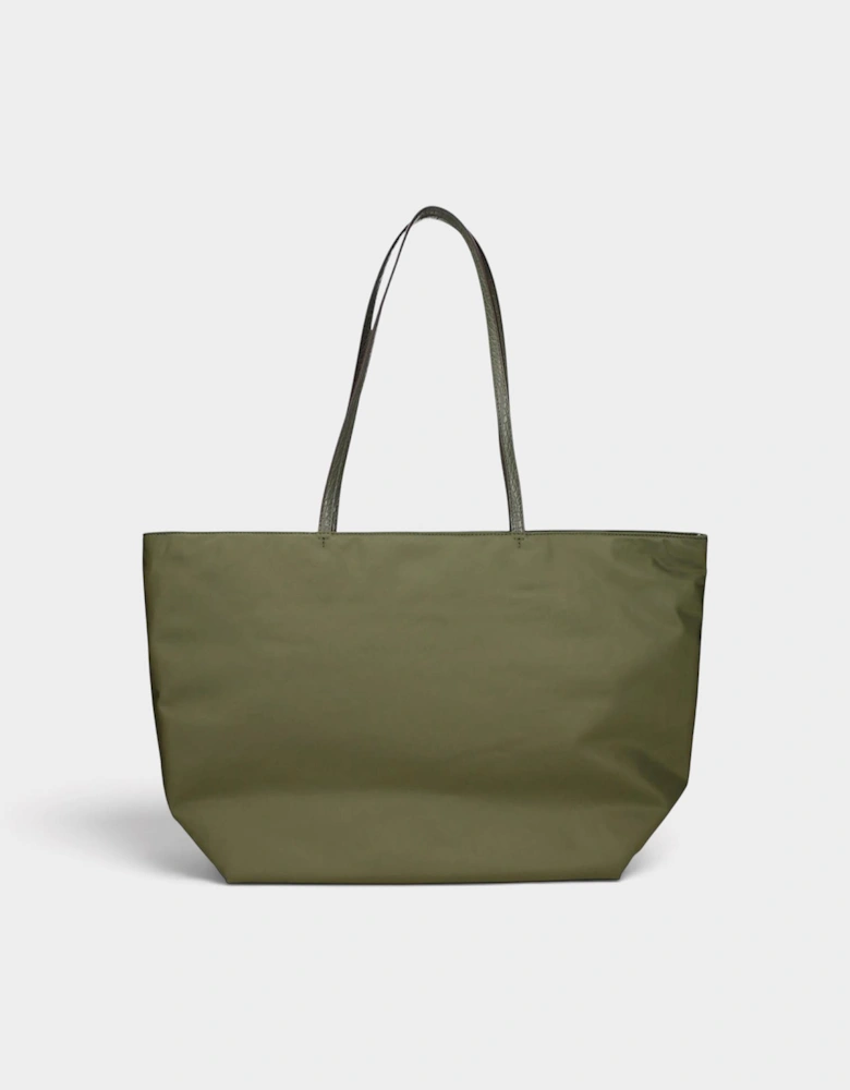Nylon Tote Bag Khaki Green