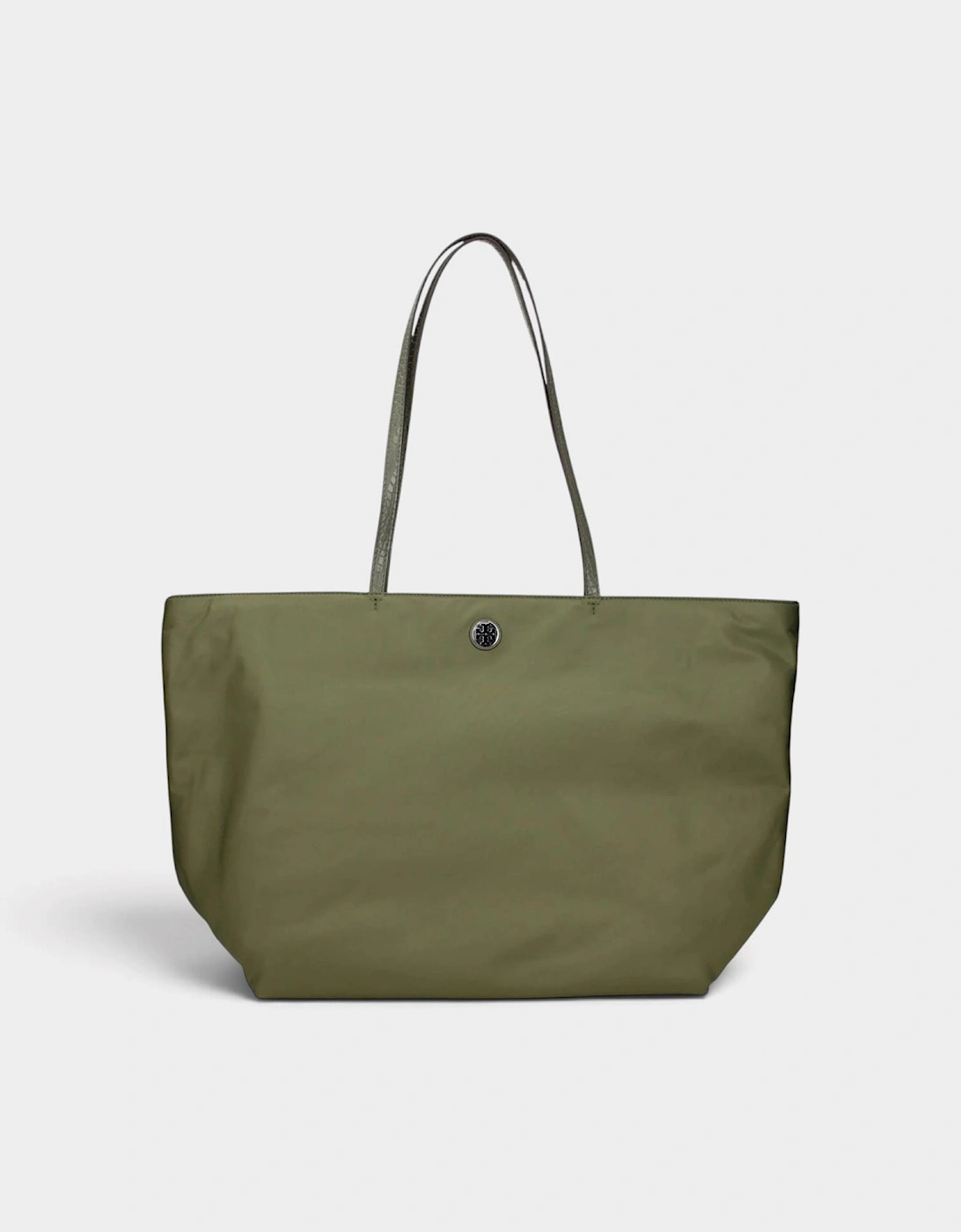 Tory Burch Women's Nylon Tote Bag Khaki Green - Tan