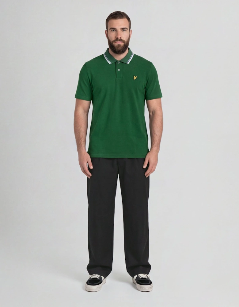 Tipped Track Polo Shirt