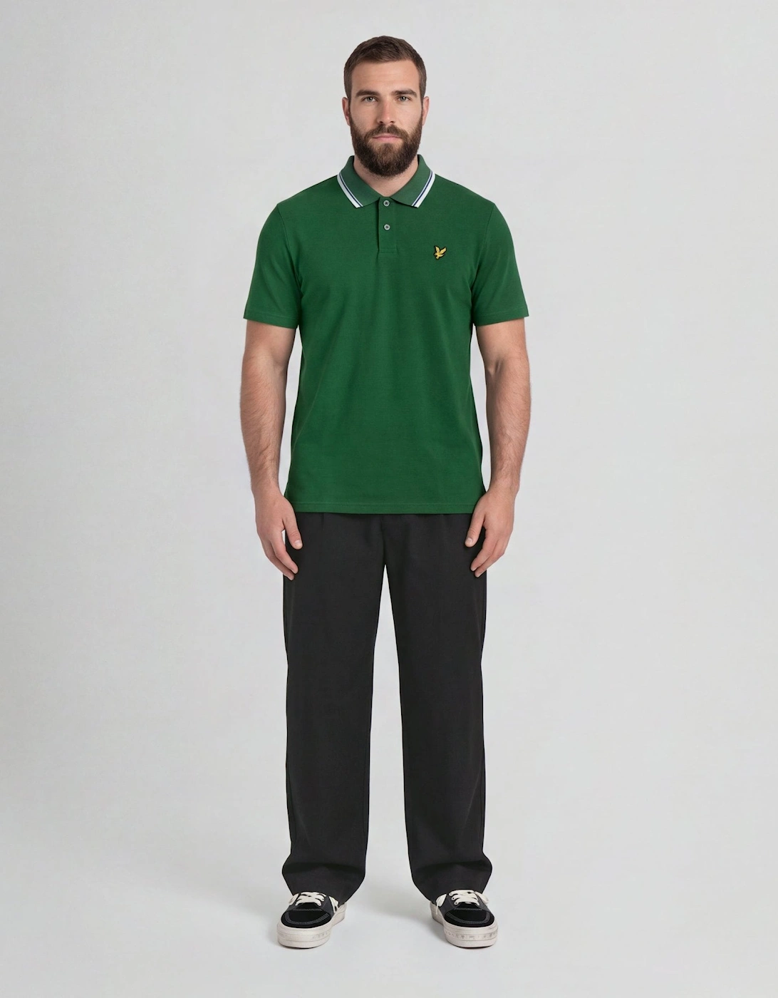 Tipped Track Polo Shirt