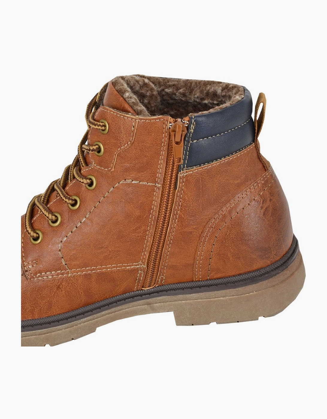 R21 Original DEREK Mens Ankle Boots Tan