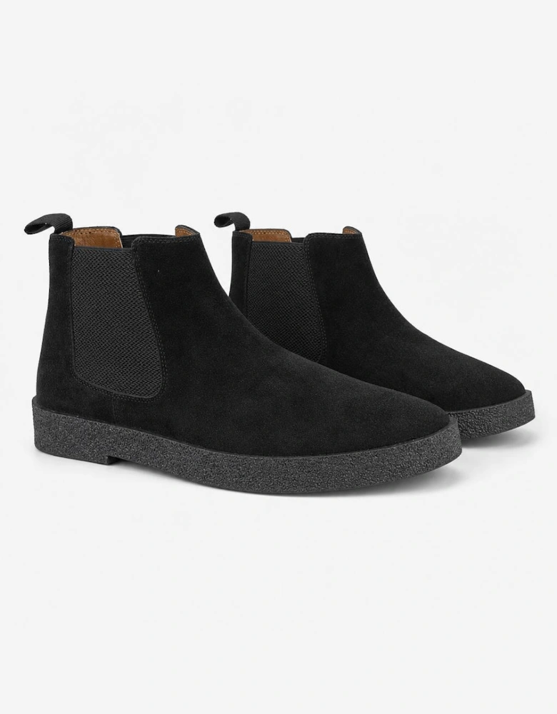 Roamers OSCAR Mens Chelsea Boots Black