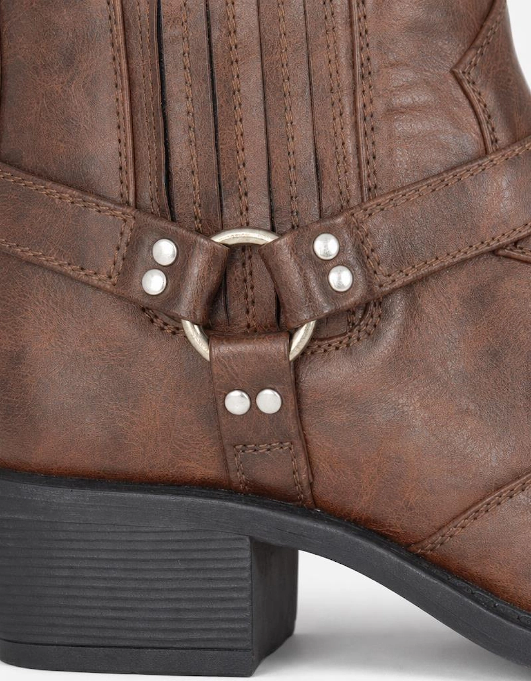 US Brass EASTWOOD Mens Cowboy & Western Boots Brown Crazyhorse