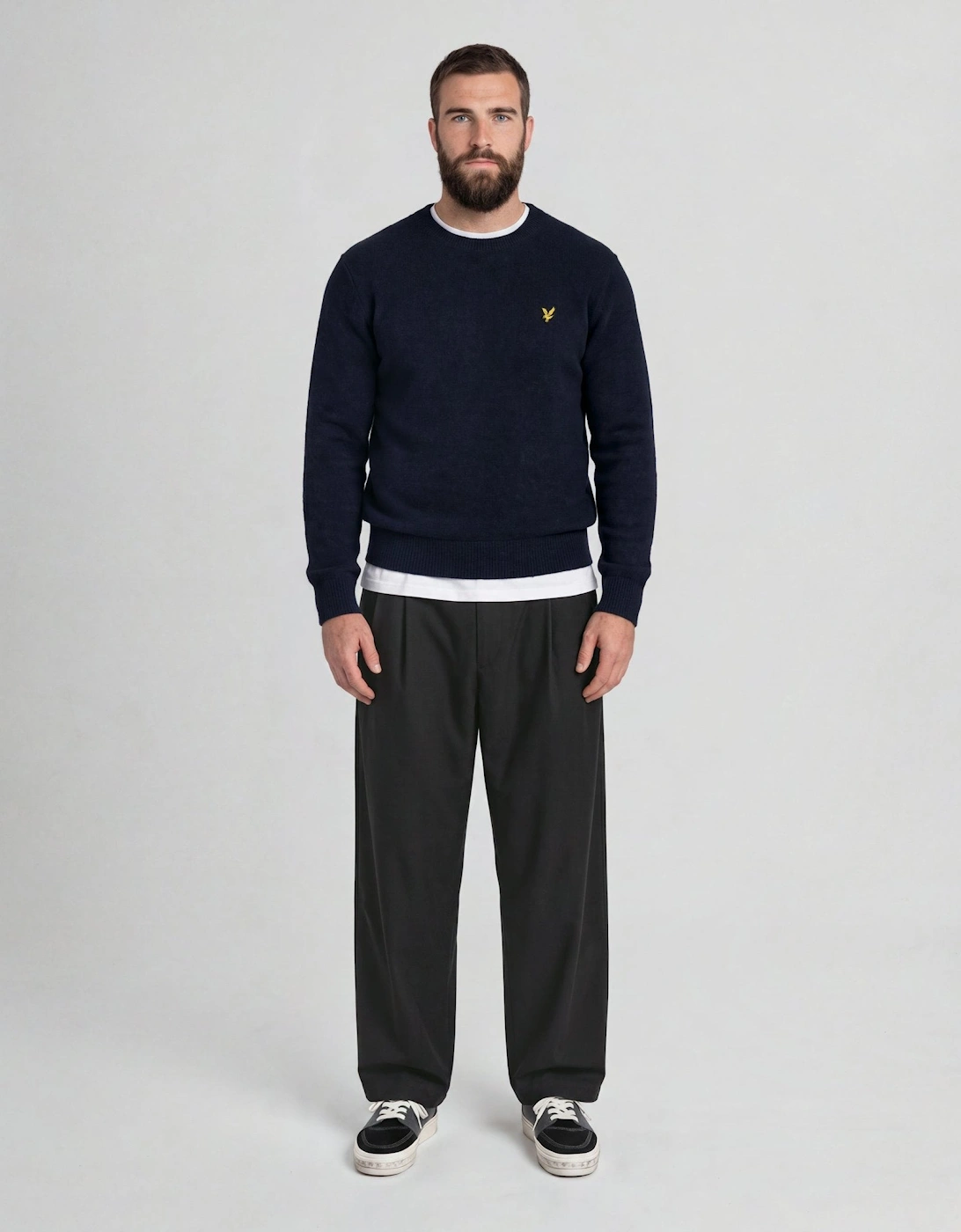 Brushed Crew Neck Jumper