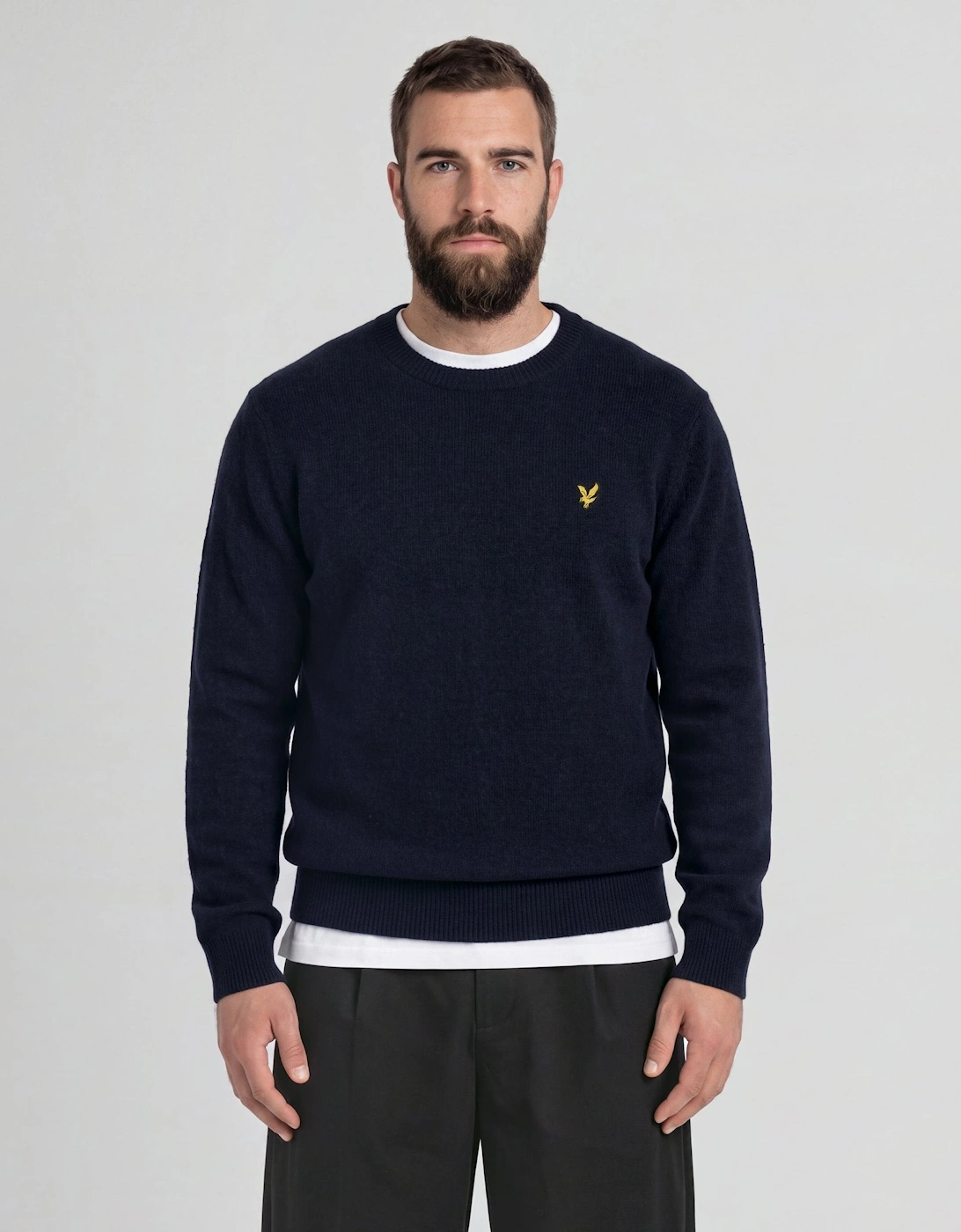 Brushed Crew Neck Jumper