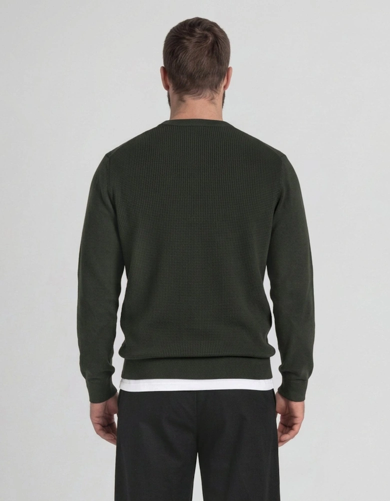 Waffle Crew Neck Jumper