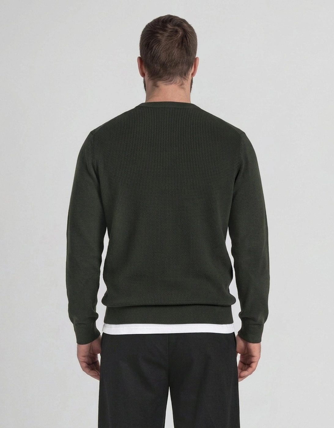 Waffle Crew Neck Jumper