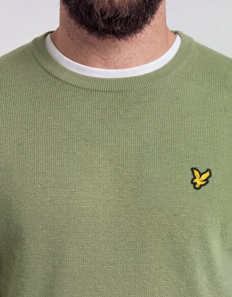 Cotton Merino Crew Neck Jumper