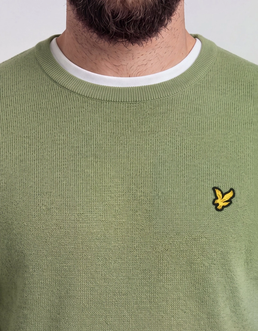 Cotton Merino Crew Neck Jumper