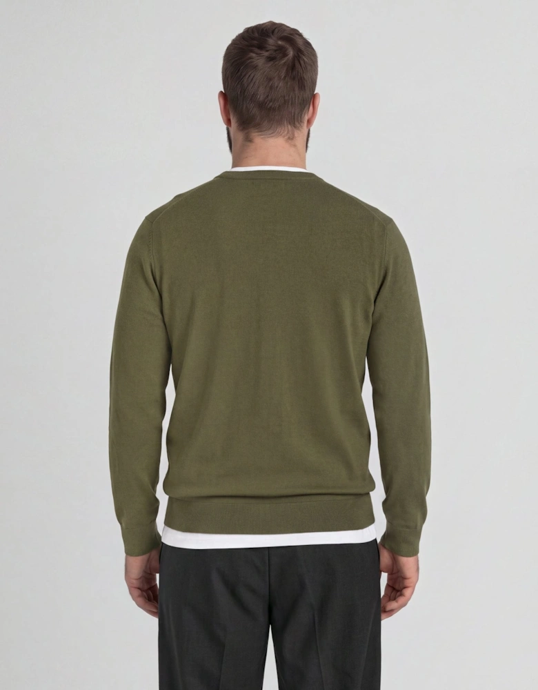 Cotton Merino Crew Neck Jumper