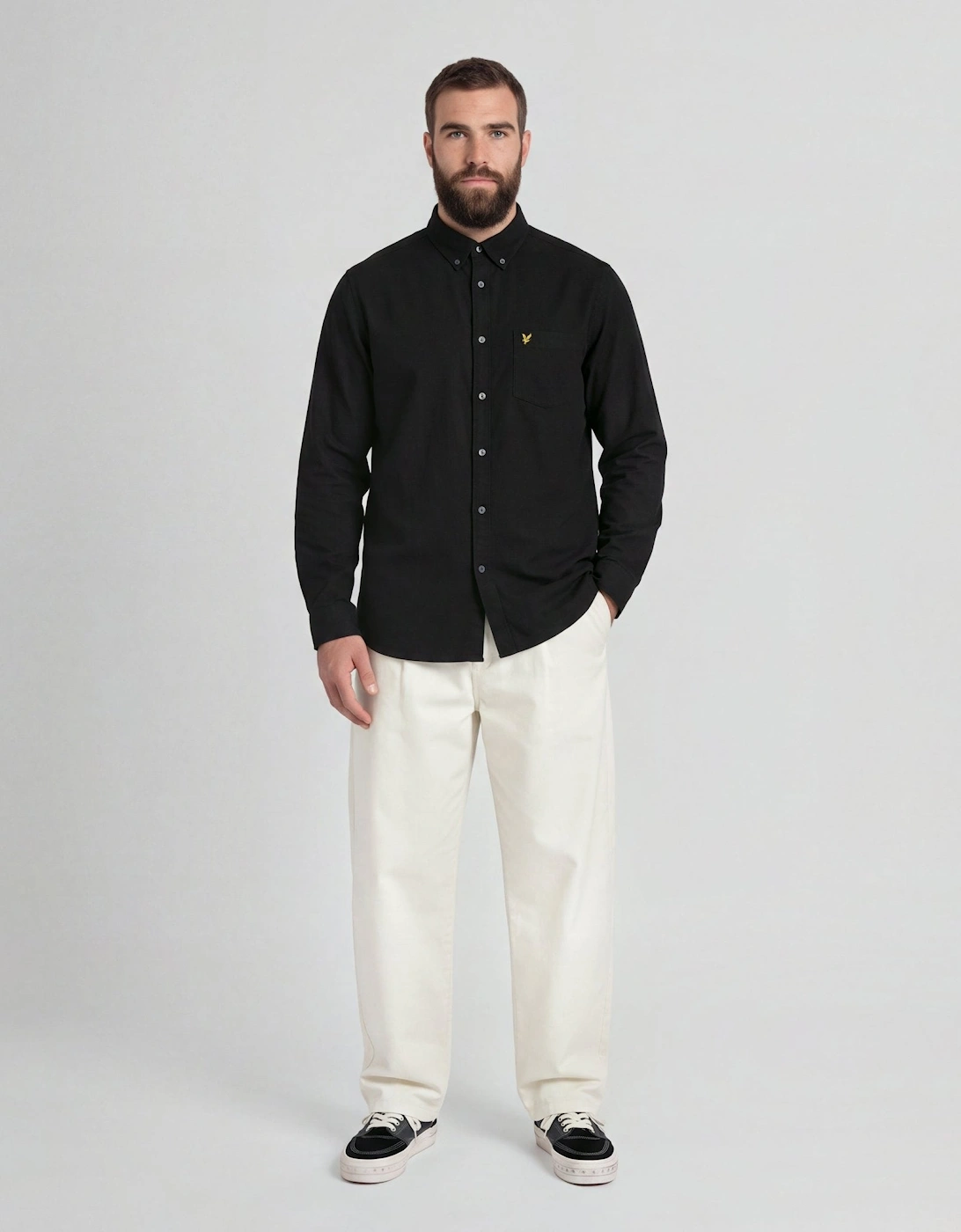 Cotton Button Down Oxford Shirt