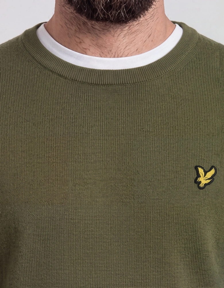 Cotton Merino Crew Neck Jumper