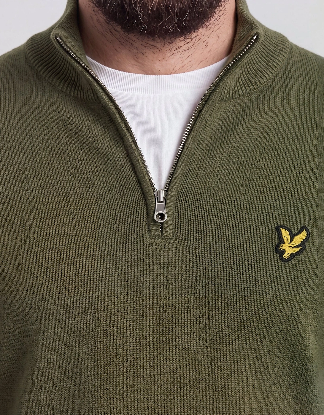 Cotton Merino 1/4 Zip Jumper