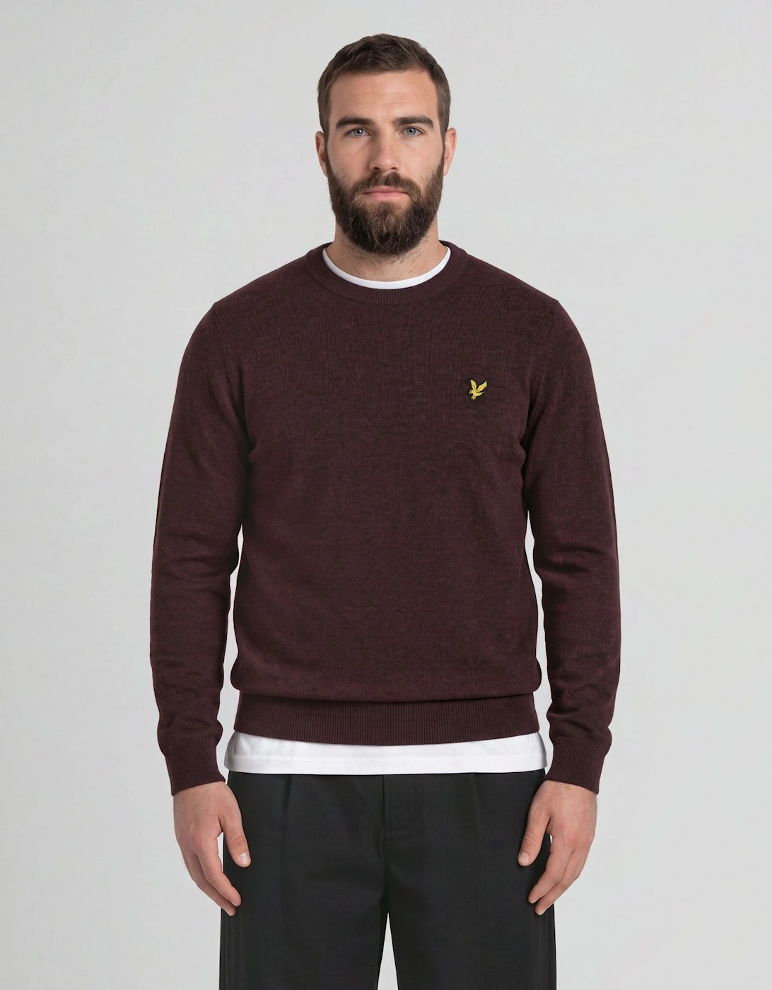Lambswool Blend Crew Neck Jumper