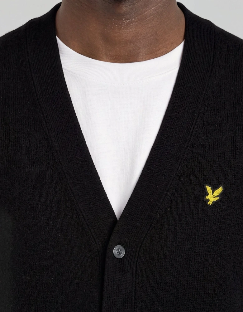 Cotton Merino Button Through Vest