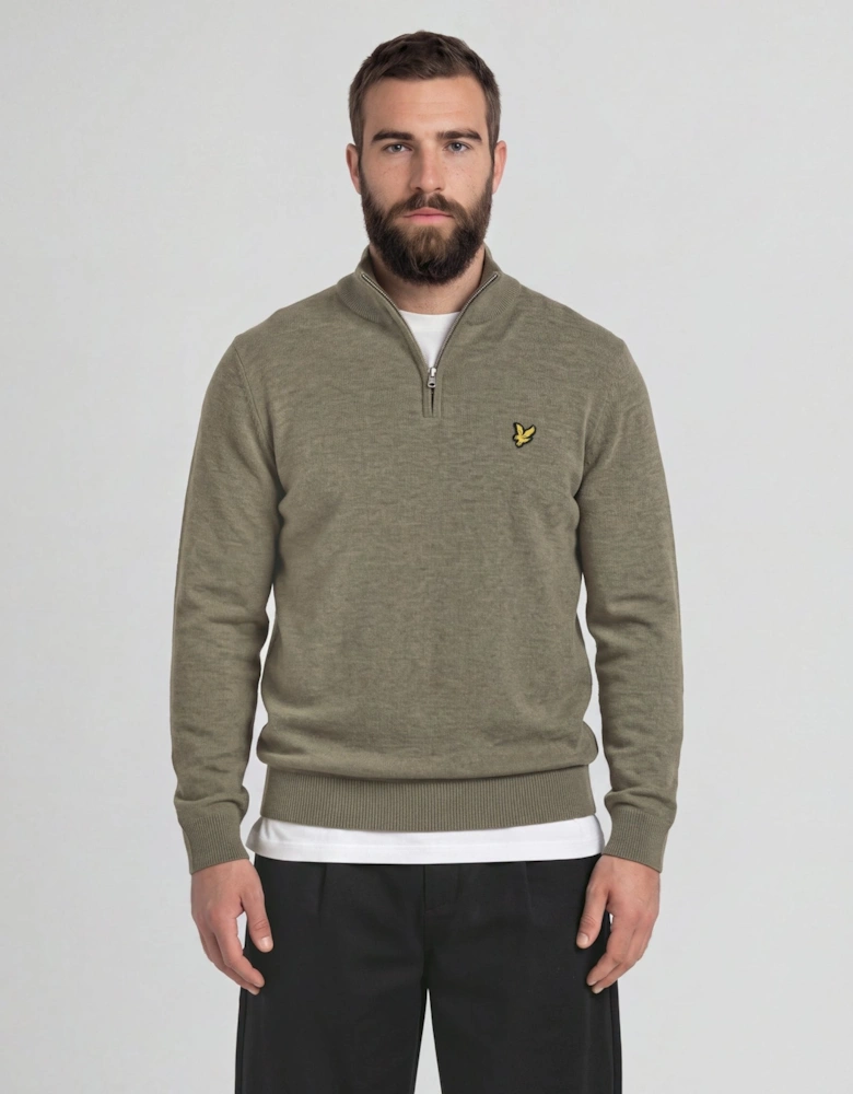 Lambswool Blend 1/4 Zip Jumper
