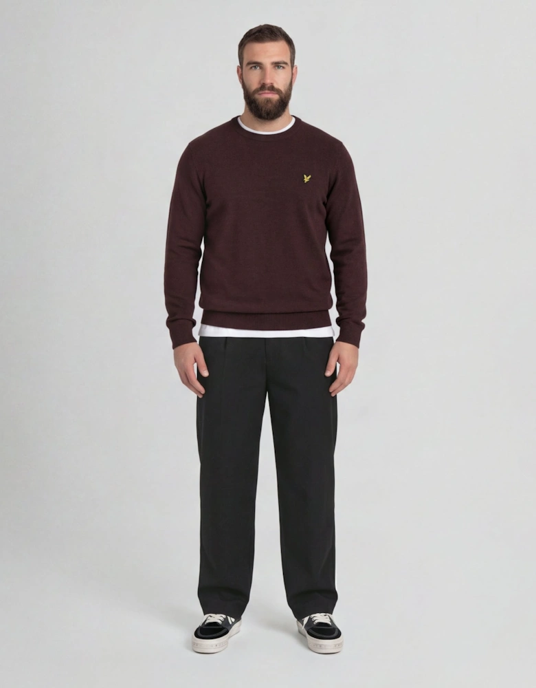 Lambswool Blend Crew Neck Jumper