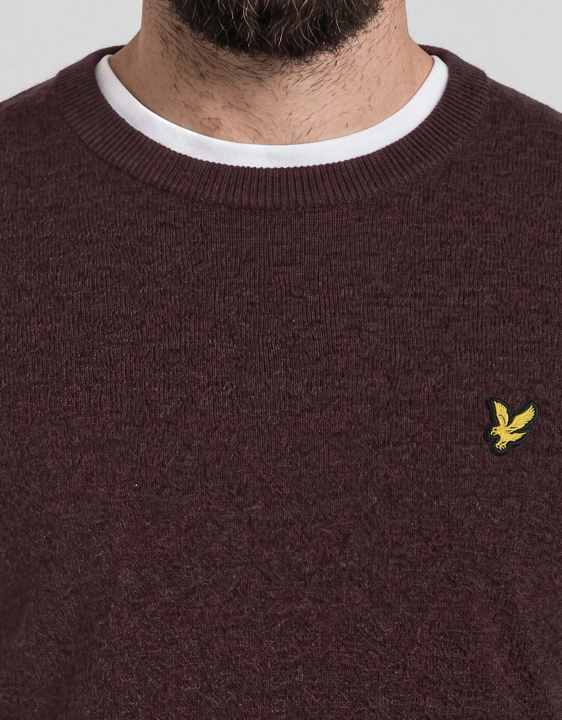 Lambswool Blend Crew Neck Jumper