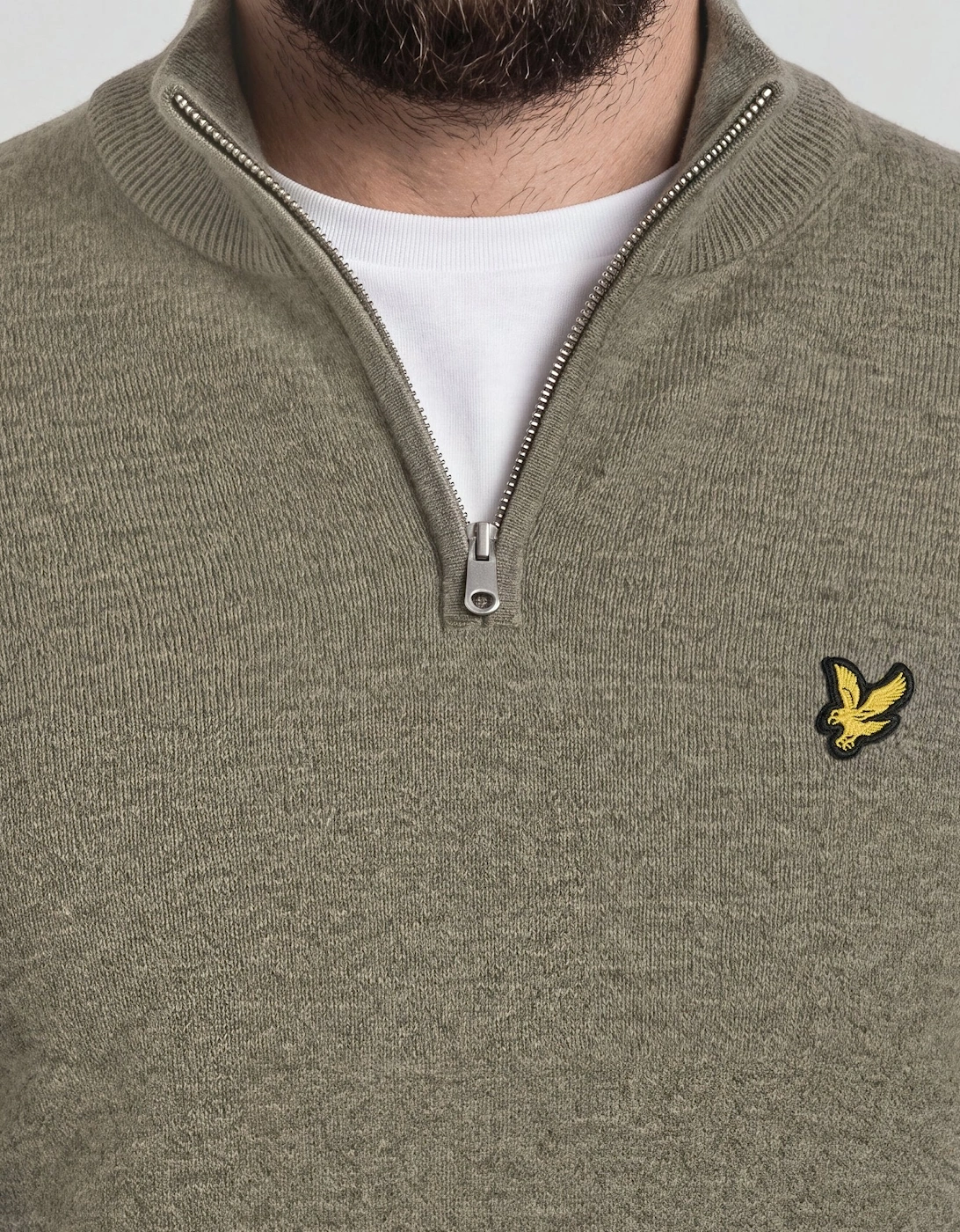 Lambswool Blend 1/4 Zip Jumper