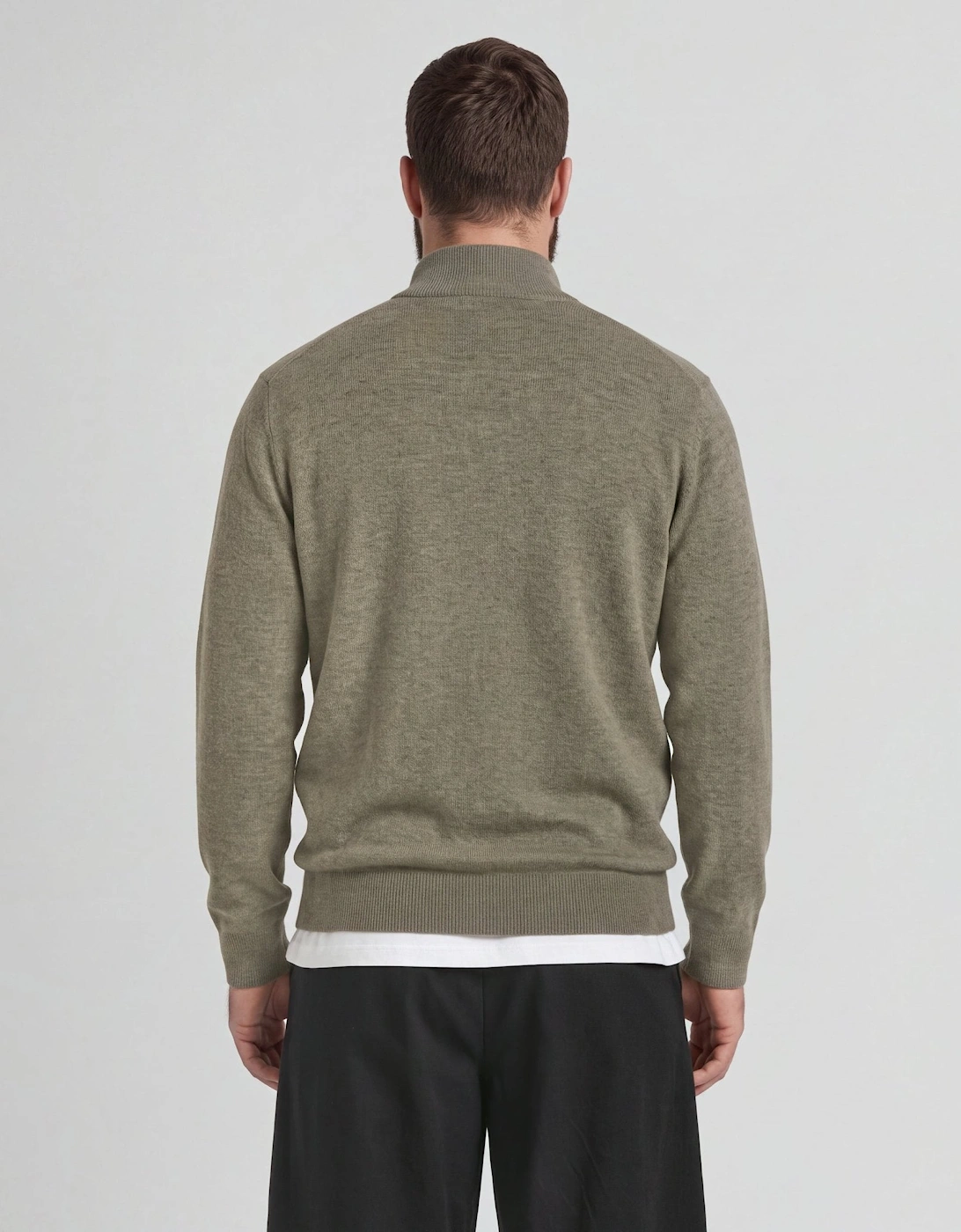 Lambswool Blend 1/4 Zip Jumper