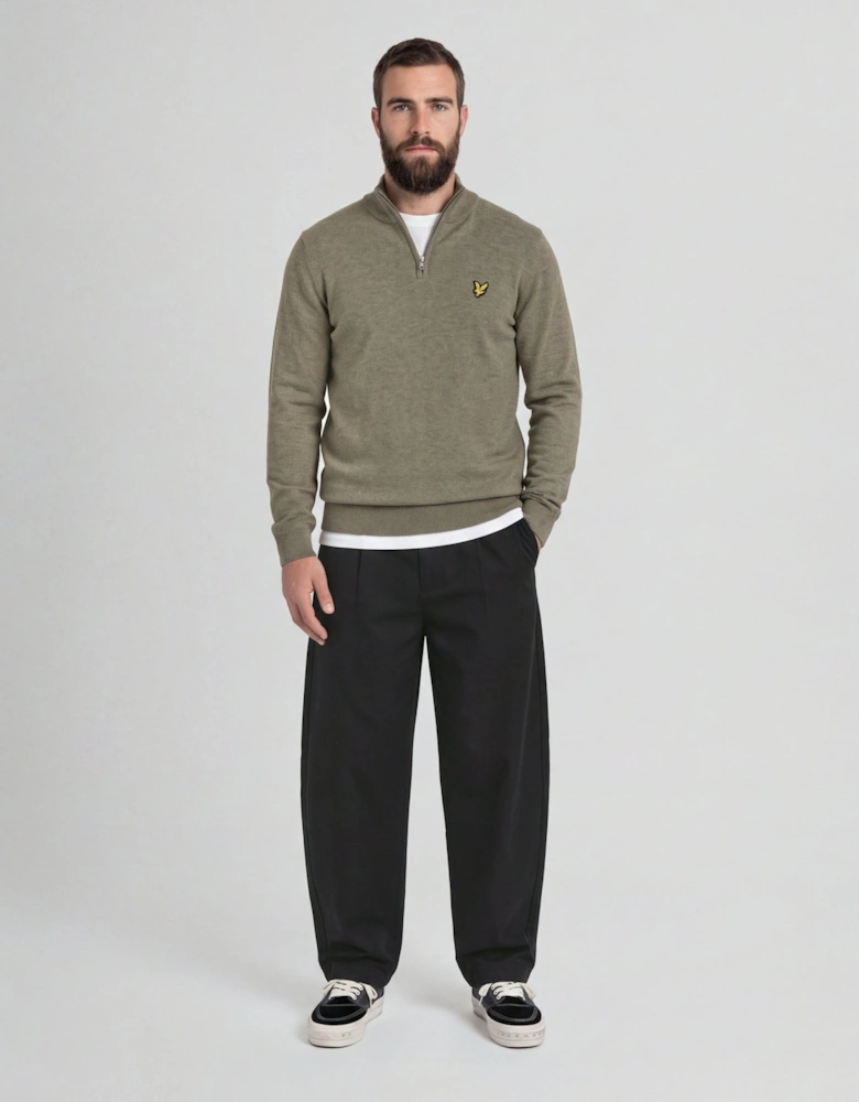 Lambswool Blend 1/4 Zip Jumper