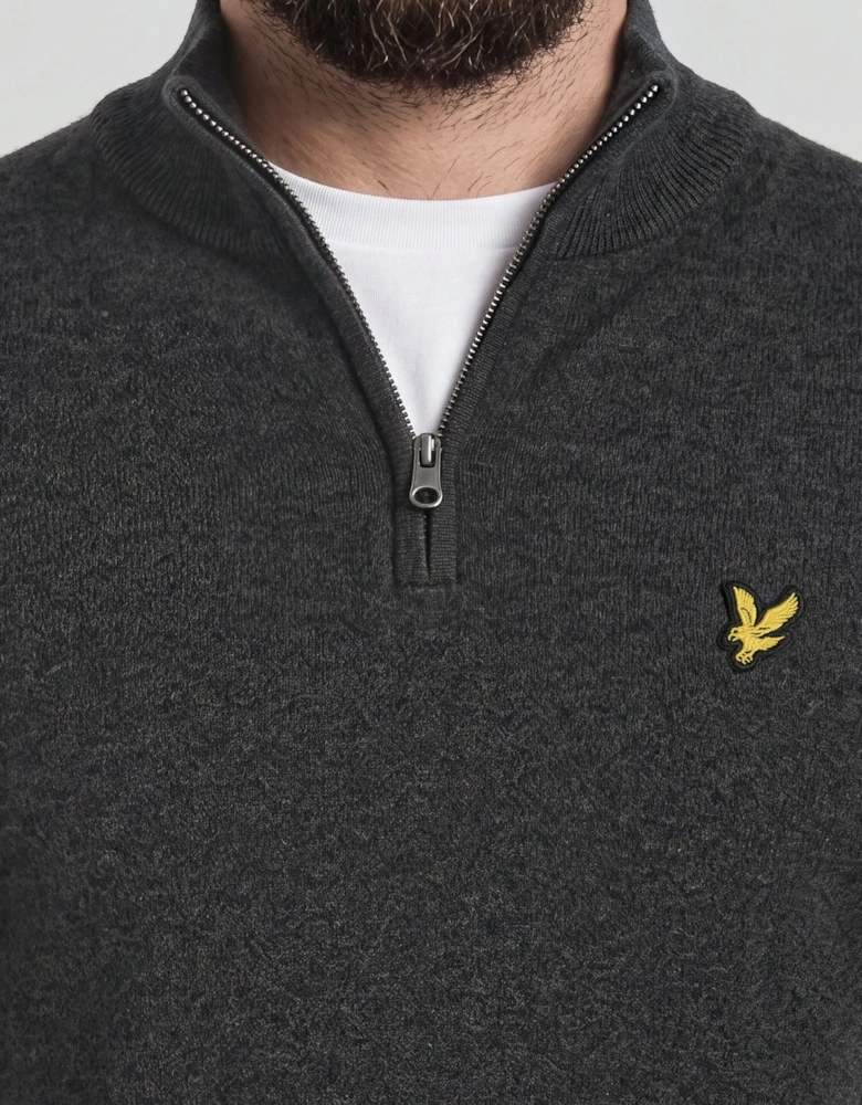 Cotton Merino 1/4 Zip Jumper