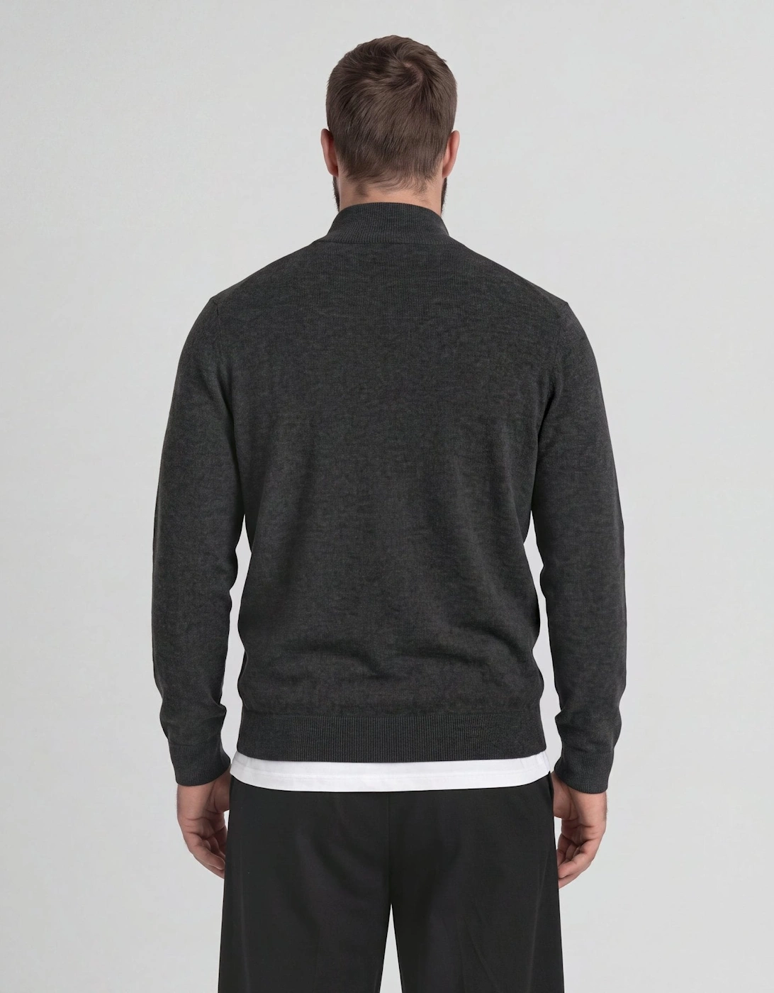 Cotton Merino 1/4 Zip Jumper