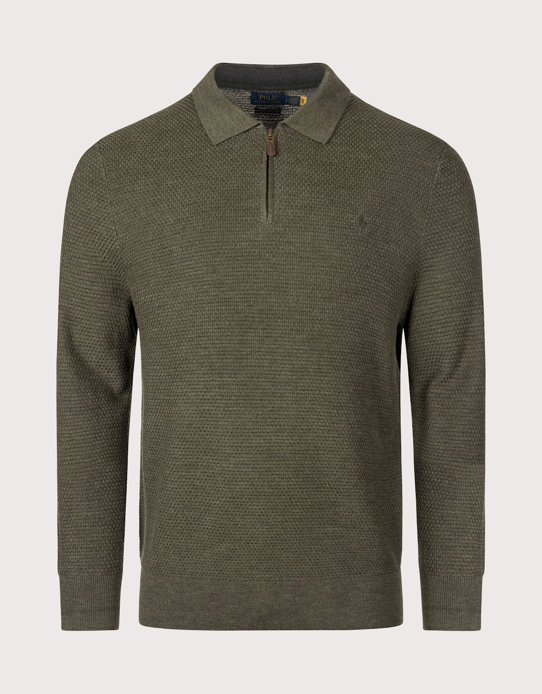 Regular fit Merino Wool Polo Collar Jumper