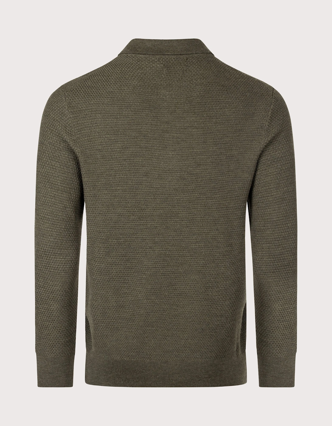 Regular fit Merino Wool Polo Collar Jumper