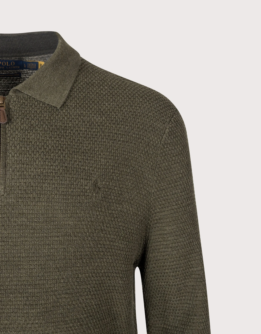 Regular fit Merino Wool Polo Collar Jumper