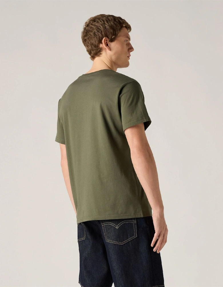 Headline Logo Cotton Relaxed Fit T-Shirt