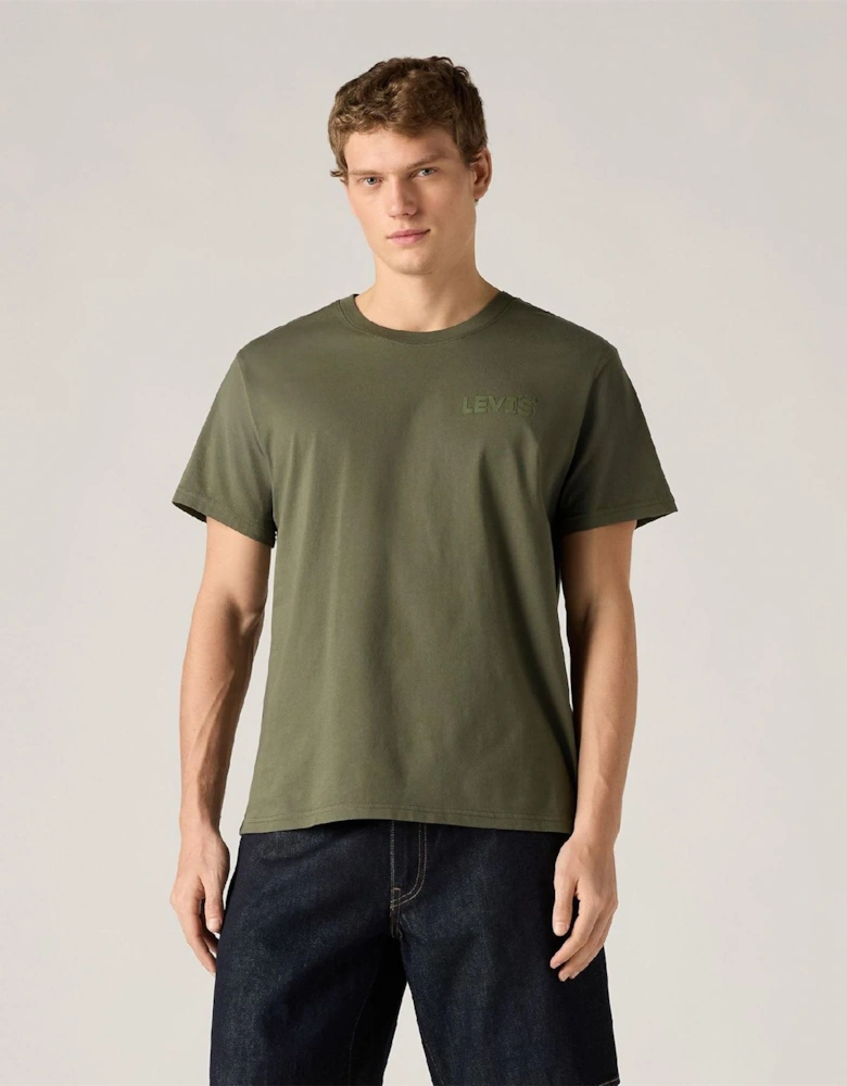 Headline Logo Cotton Relaxed Fit T-Shirt
