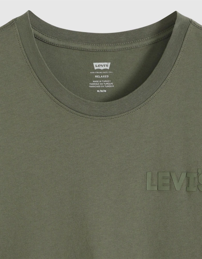 Headline Logo Cotton Relaxed Fit T-Shirt