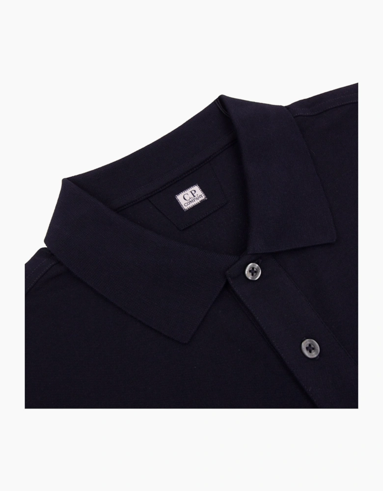 Cp Company Stretch Piquet Short Sleeve Polo NAVY 888