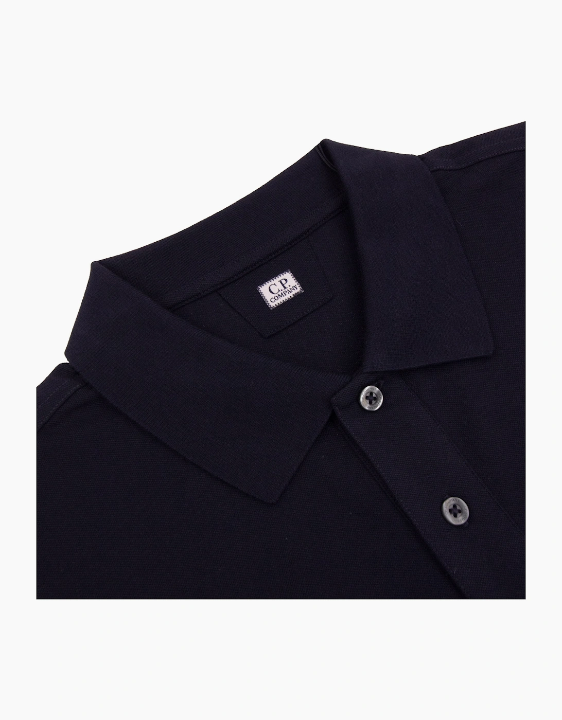 Cp Company Stretch Piquet Short Sleeve Polo NAVY 888